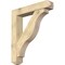 Ekena Millwork Funston Craftsman Rough Sawn Bracket w/ Offset Brace, Douglas Fir, 8"W x 42"D x 48"H BKT0806X42X48FST04RDF - alternate 1